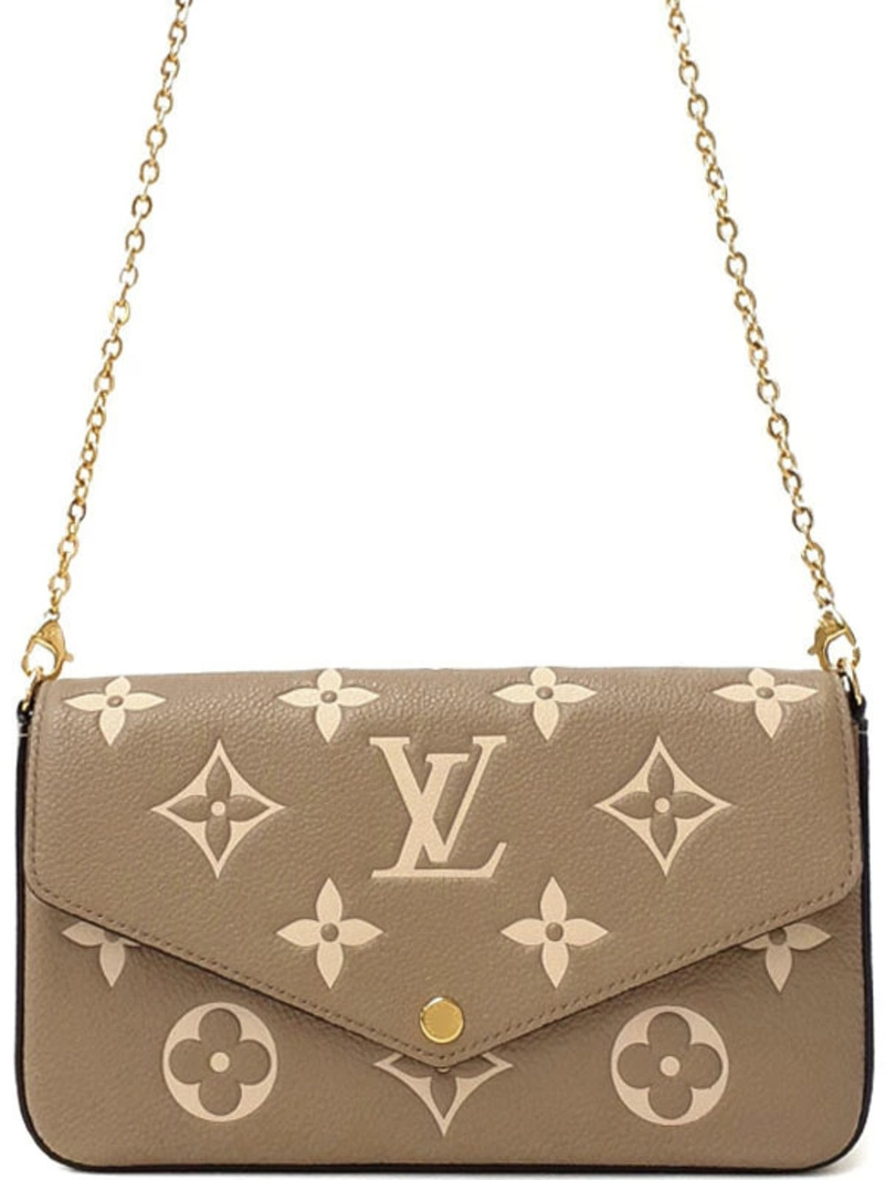 Louis Vuitton Bicolor Monogram Empreinte Pochette Felicie Bag